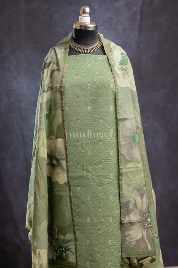 SAGE EMBROIDERED MOONGA SUIT SET