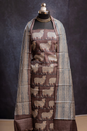 CEDAR PICHWAI TUSSAR SILK SUIT