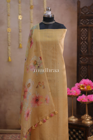 MELLOW STARRY CHANDERI-KORA SUIT SET