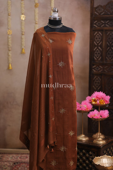 COCOA DUST COTTON SUIT SET