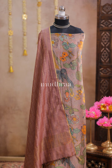 ONION PINK TISSUE MOONGA SUIT SET
