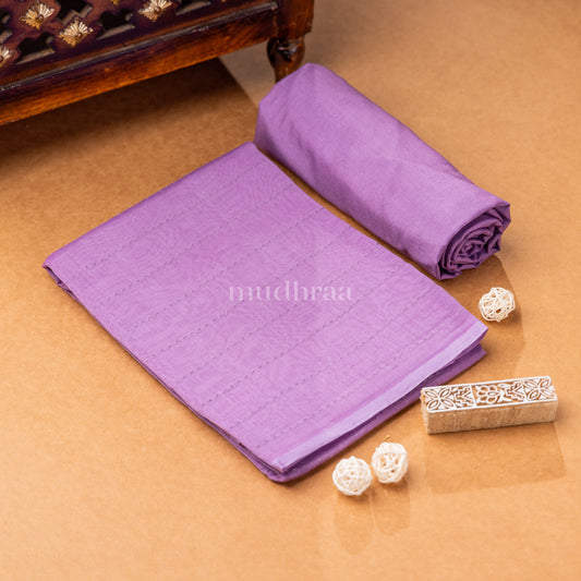 LAVENDER CHANDERI KANTHA-PICHWAI SUIT SET