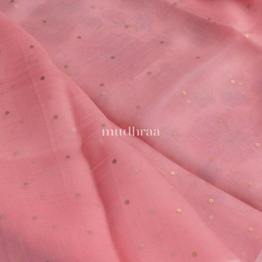 FLAMINGO ORGANZA SEQUIN SAREE