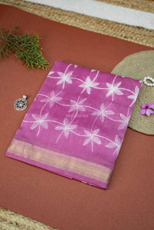 PINK MAHESWARI SHIBORI SUIT SET